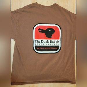 Duck Rabbit Brewery Unisex XL T-Shirt in Brown